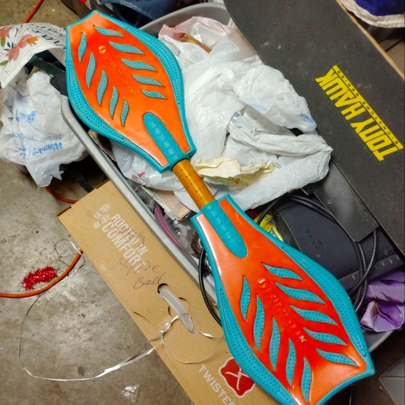 Razor RipStik with Orange and Teal Design - Picture 1 of 1